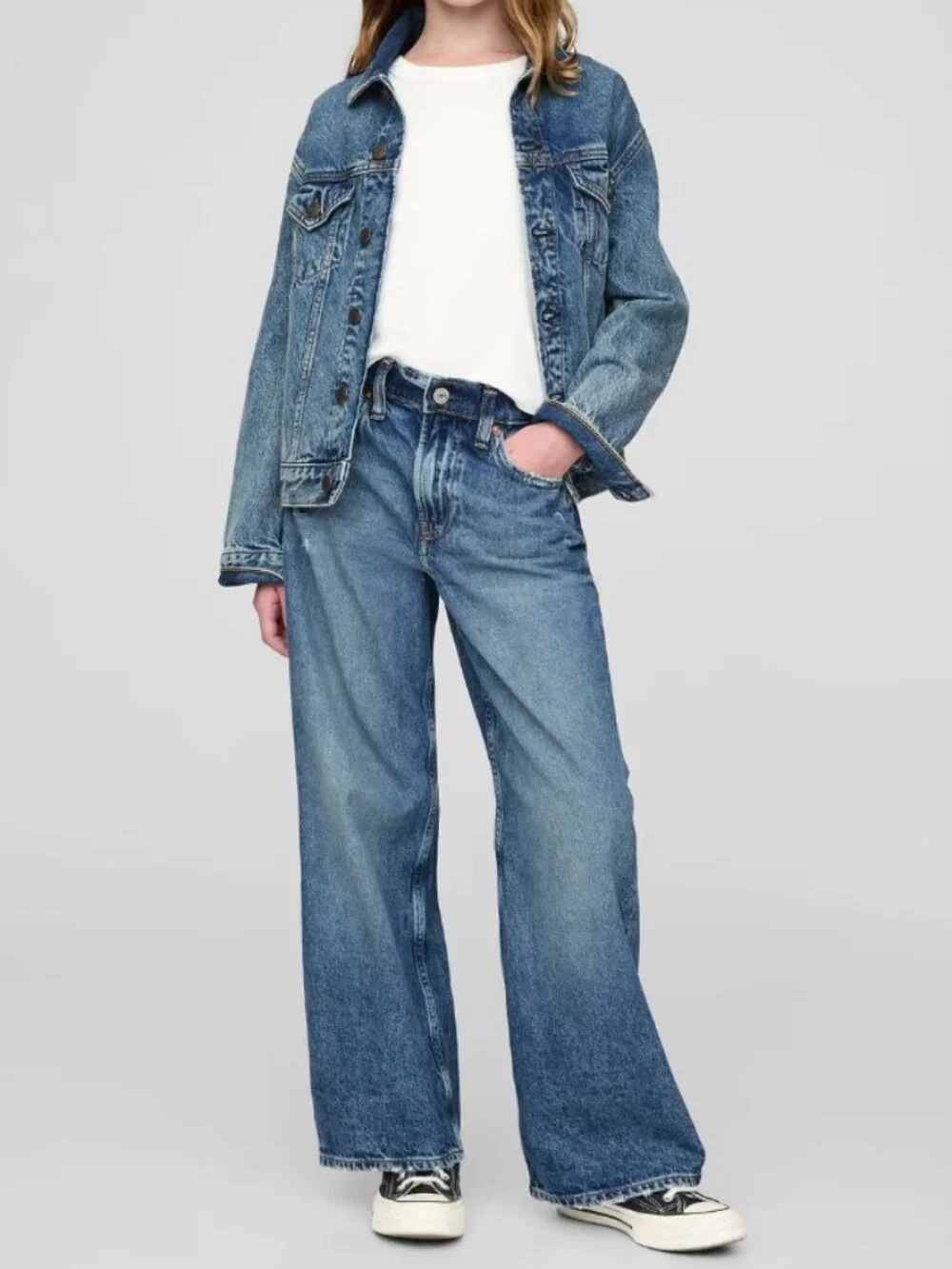 Wide-Leg Girls Jeans Bundle👖GAP + H&M💙Girls Size 10🖤